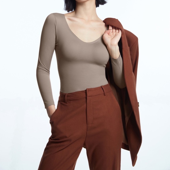 3 In 1 Build In Bra Underarmour Innerwear Thermal Underwear Shapewear - Picture 5 of 12